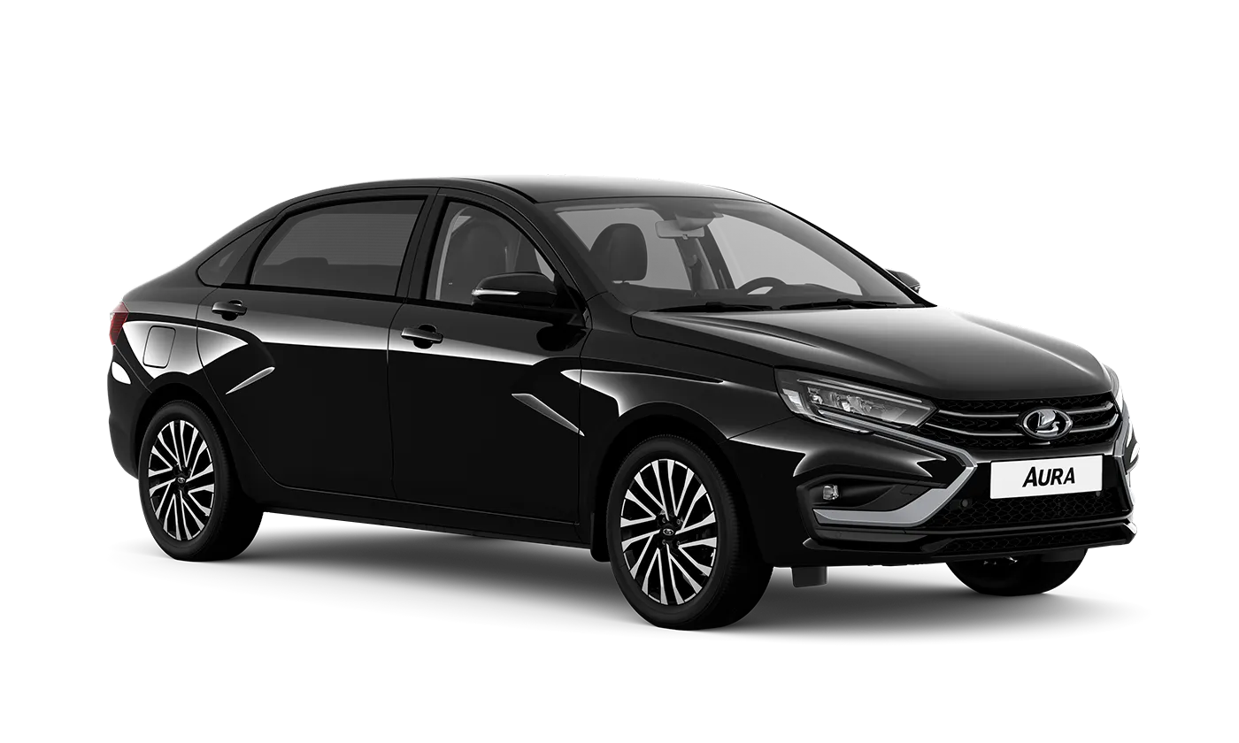 Lada Aura — Черный "Пантера" (672)