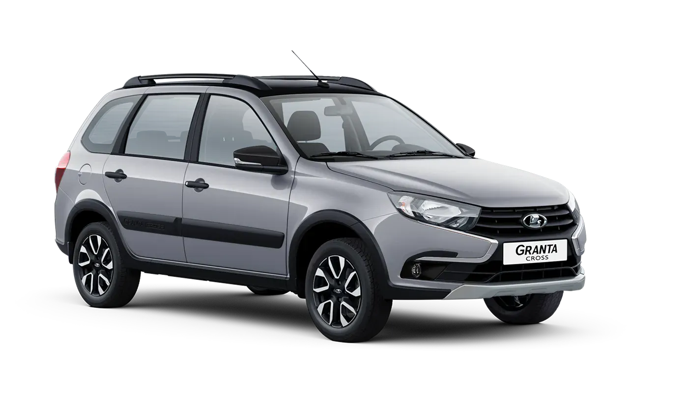 Lada Granta Cross [Кросс] — Серебристый "Платина" (691) - Металлик