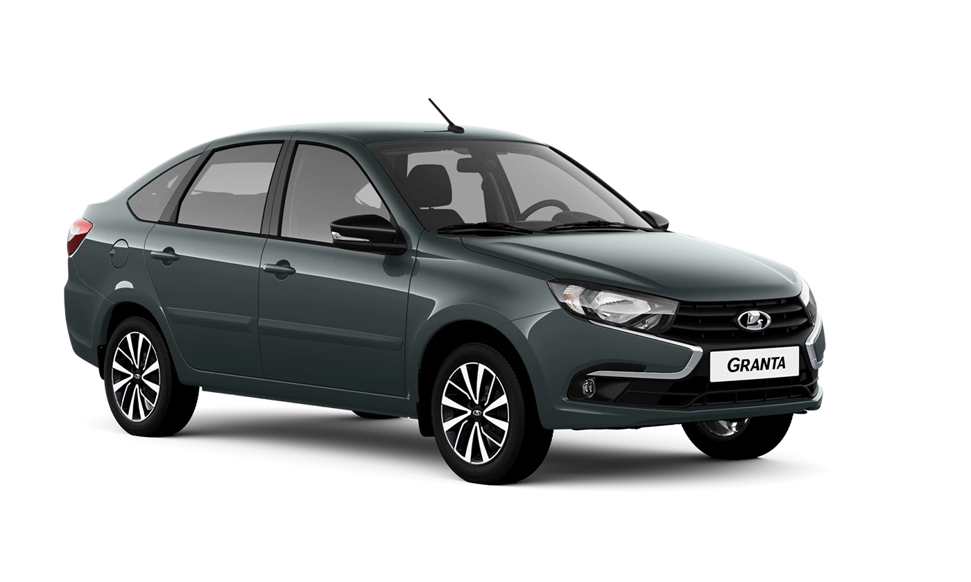 Lada Granta лифтбек — Темно-серый "Борнео" (633) - Металлик