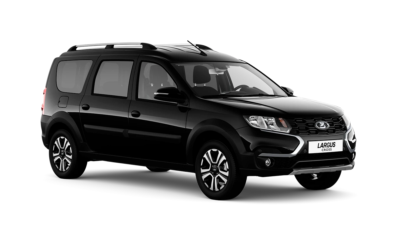 Lada Largus Cross [Кросс] — Черный "Пантера" (672)