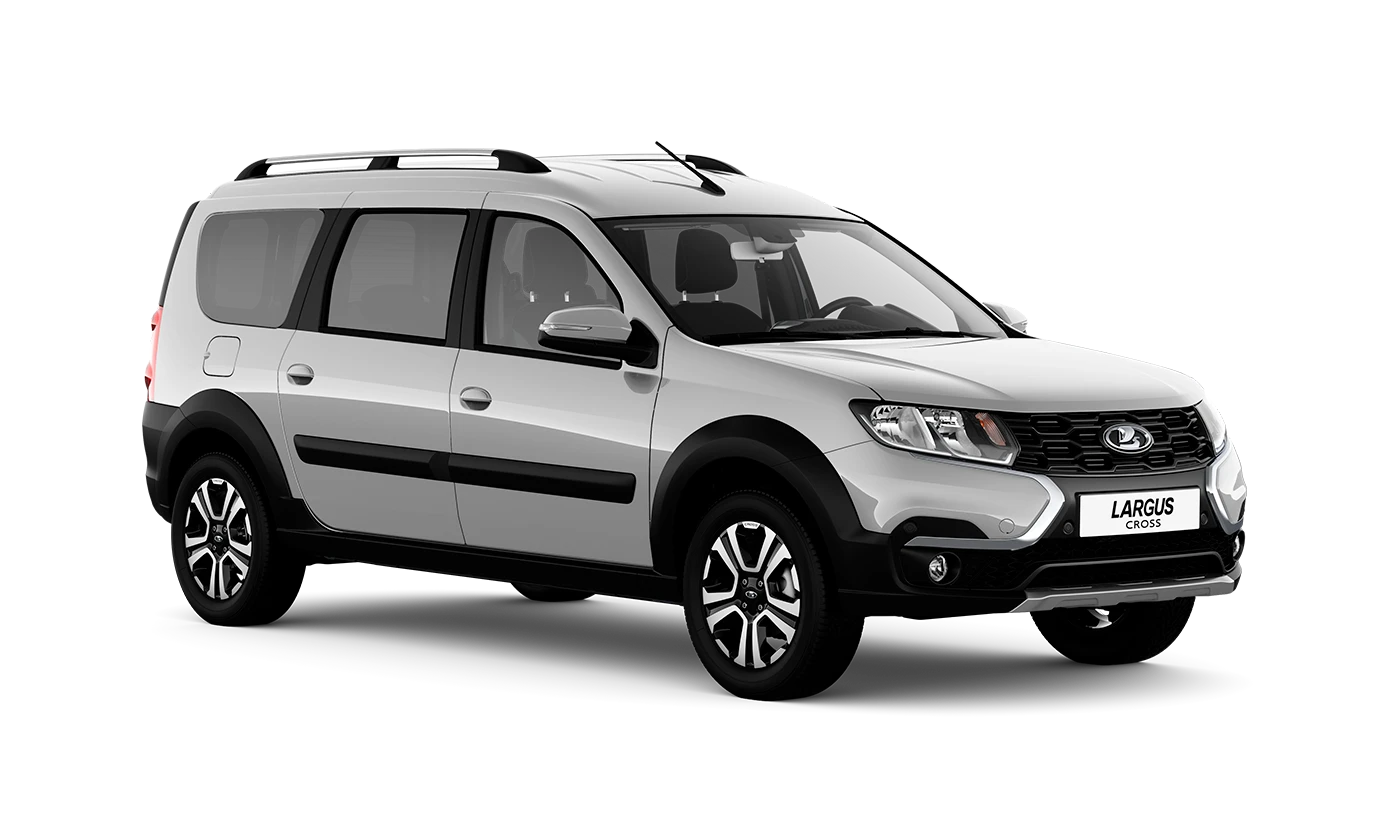 Lada Largus Cross [Кросс] — Серебристый "Платина" (691) - Металлик