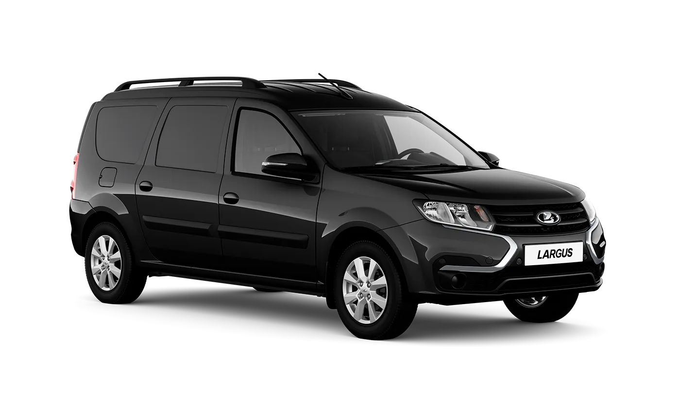Lada Largus фургон — Черный "Пантера" (672)