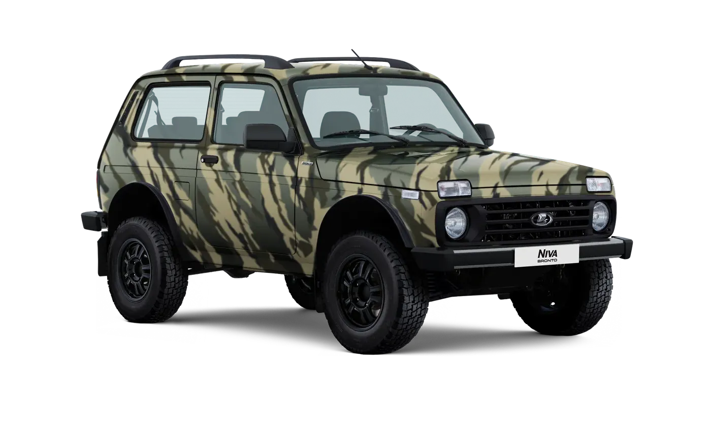 Lada Niva Bronto — Комбинированный: оливковый, темно оливковый, зеленый, черный "Джунгли" (5)