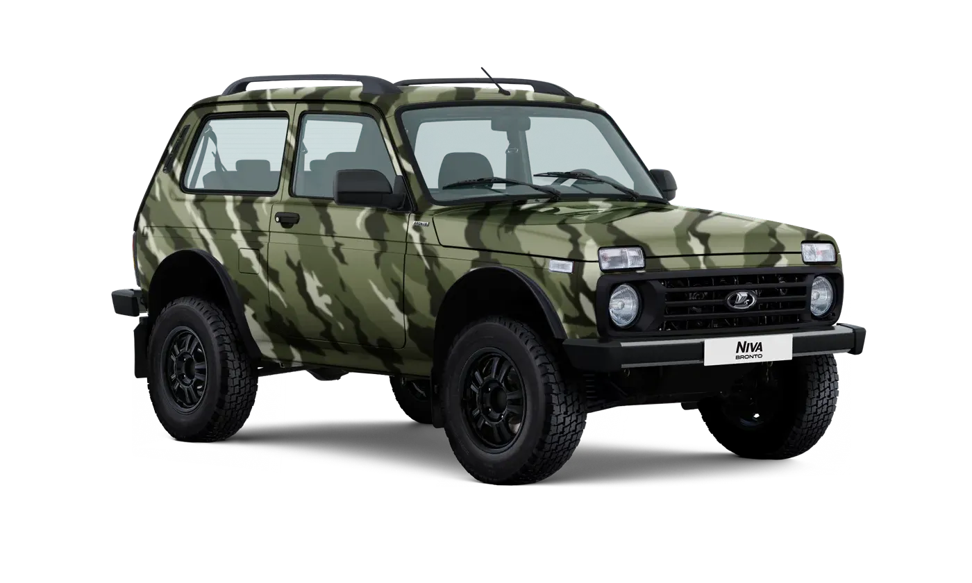Lada Niva Bronto — Комбинированный: зеленый, темно зеленый, светло бежевый, черный "Джунгли" (9)