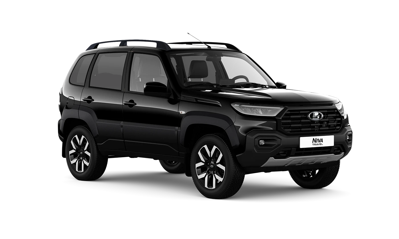 Lada Niva Travel — Черный "Пантера" (672)