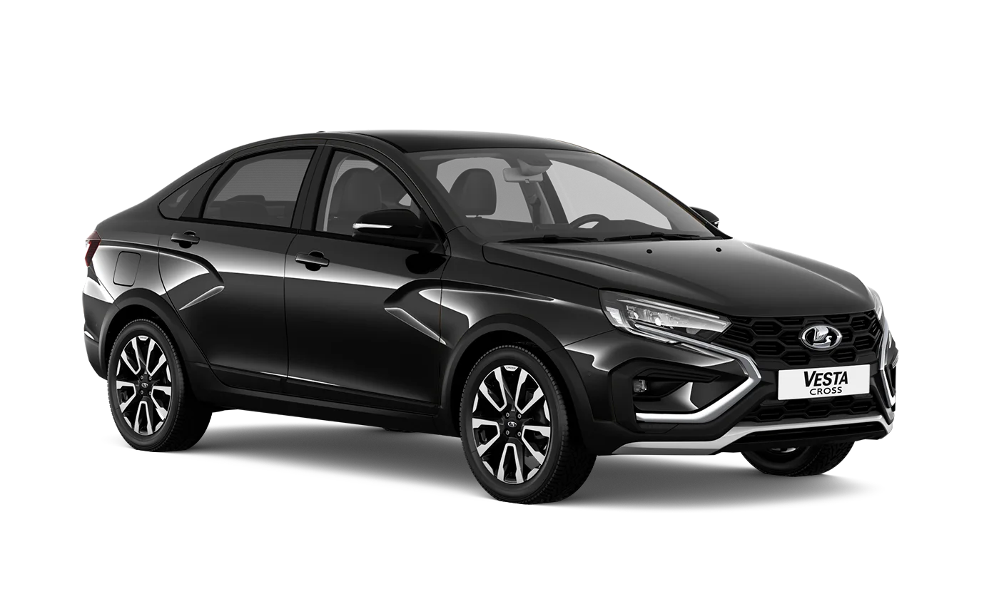 Lada Vesta Cross [Кросс] — Черный "Пантера" (672)