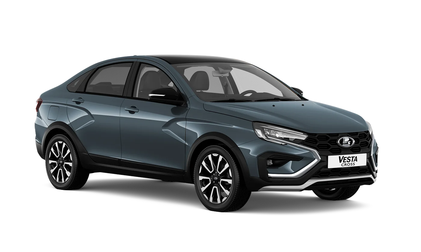 Lada Vesta Cross [Кросс] — Темно-серый "Борнео" (633) - Металлик