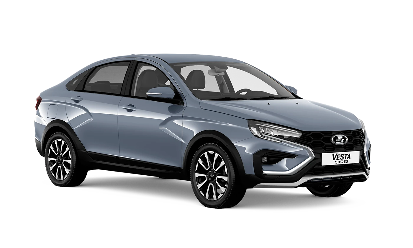 Lada Vesta Cross [Кросс] — Серый "Тайфун" (616) - Металлик