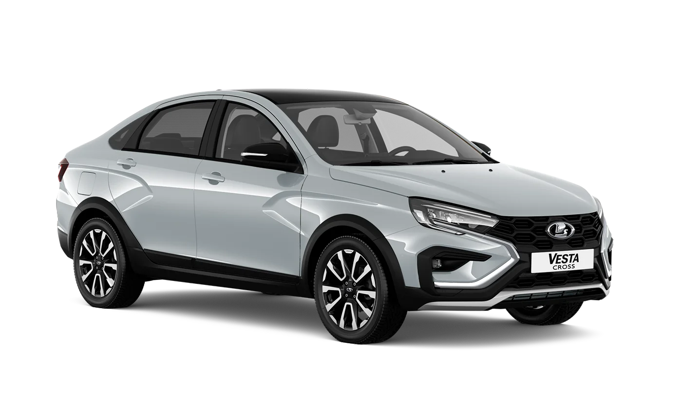 Lada Vesta Cross [Кросс] — Серебристый "Платина" (691) - Металлик