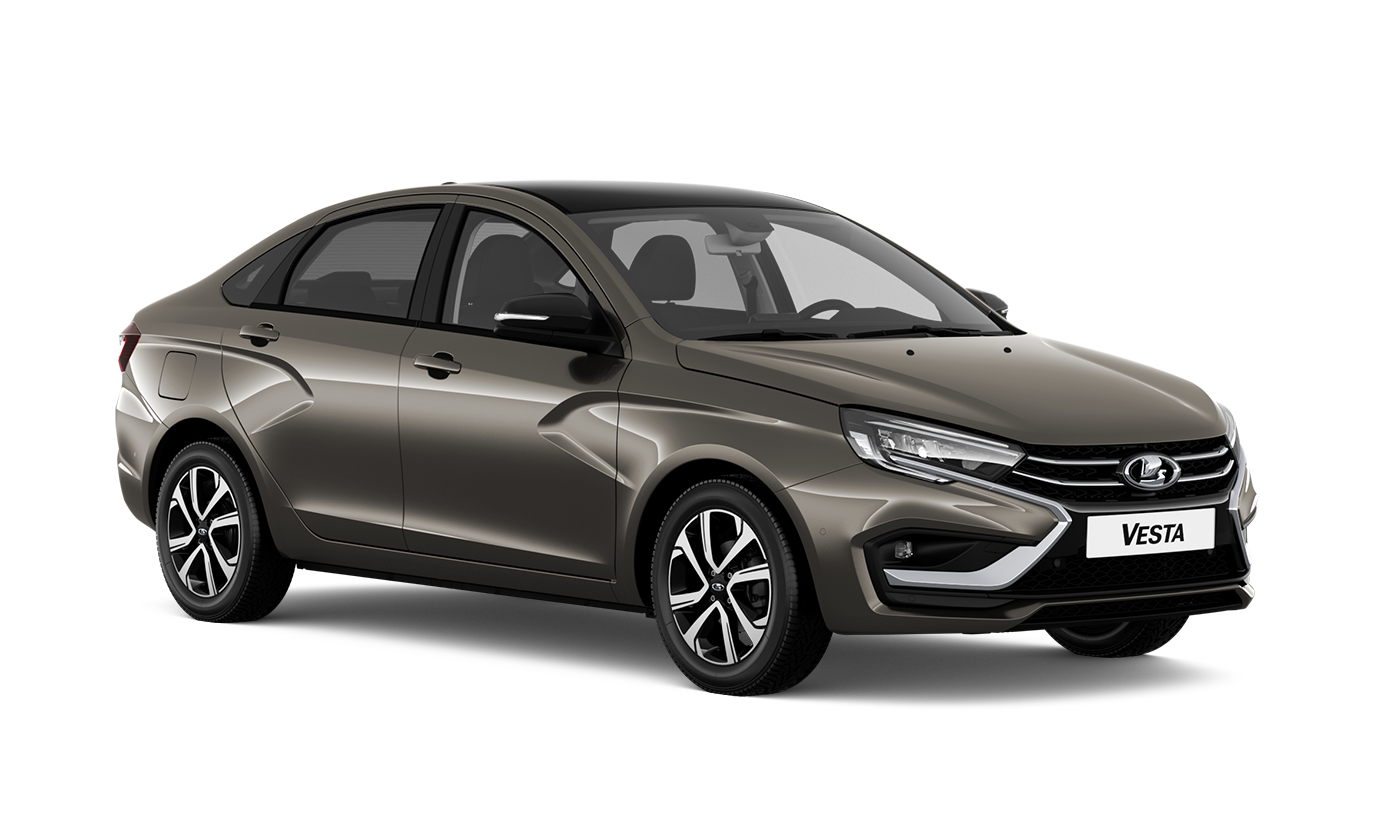 Lada Vesta седан — Золотисто-коричневый "Кориандр" (790) - Металлик