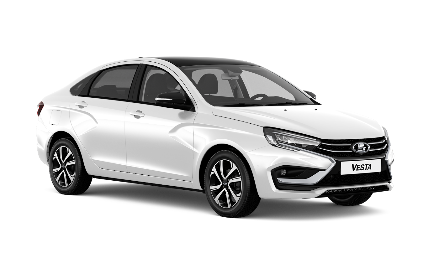 Lada Vesta седан — Белый "Ледниковый" (221)