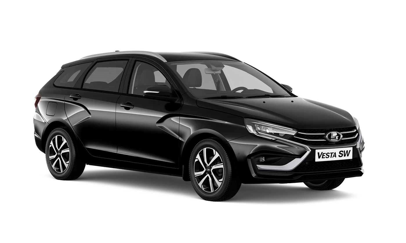 Lada Vesta SW [универсал] — Черный "Пантера" (672)