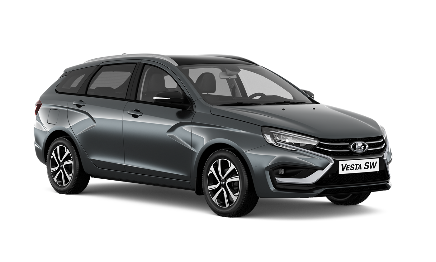 Lada Vesta SW [универсал] — Темно-серый "Борнео" (633) - Металлик