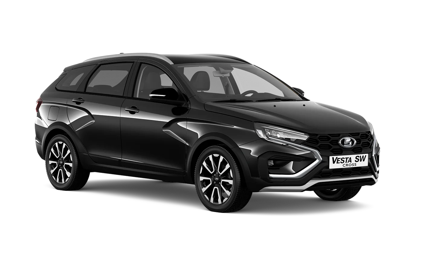 Lada Vesta SW Cross [универсал Кросс] — Черный "Пантера" (672)