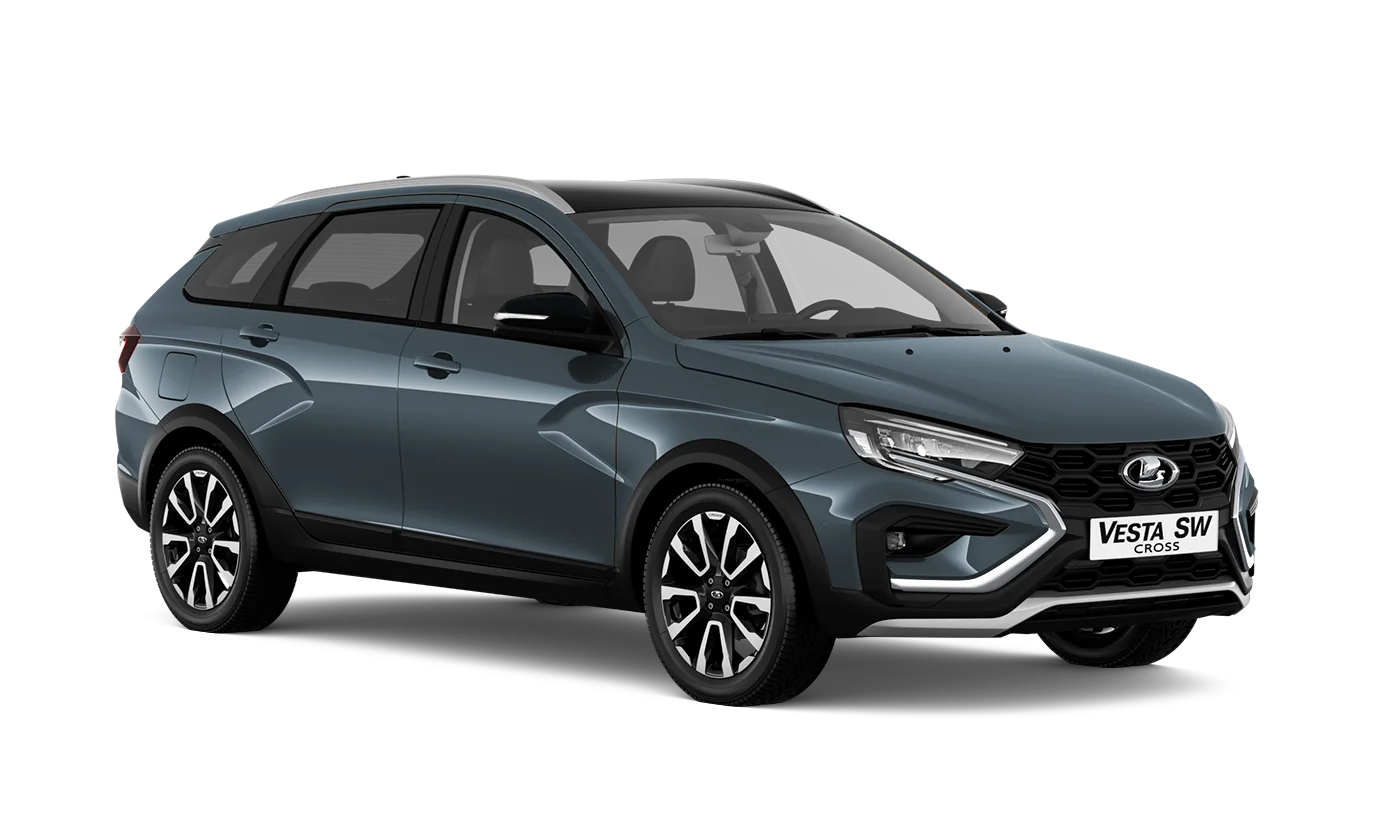 Lada Vesta SW Cross [универсал Кросс] — Темно-серый "Борнео" (633) - Металлик