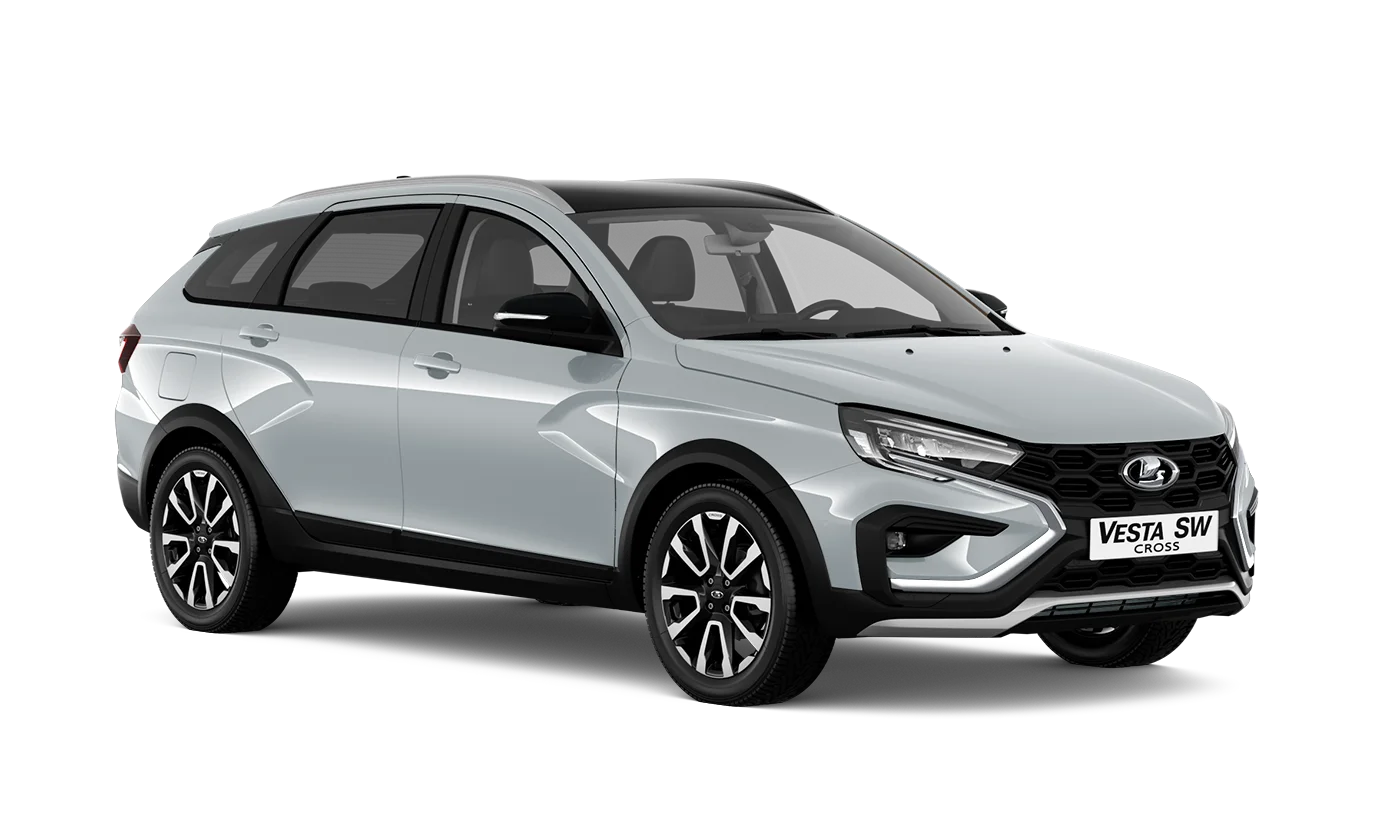 Lada Vesta SW Cross [универсал Кросс] — Серебристый "Платина" (691) - Металлик