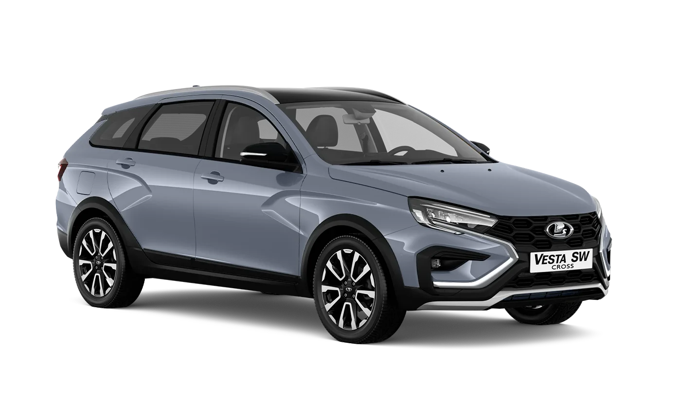 Lada Vesta SW Cross [универсал Кросс] — Серый "Тайфун" (616) - Металлик