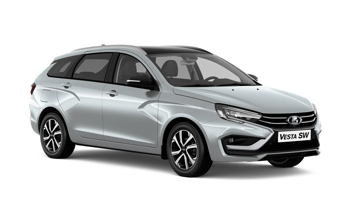 Lada Vesta SW [универсал] — Серебристый "Платина" (691) - Металлик